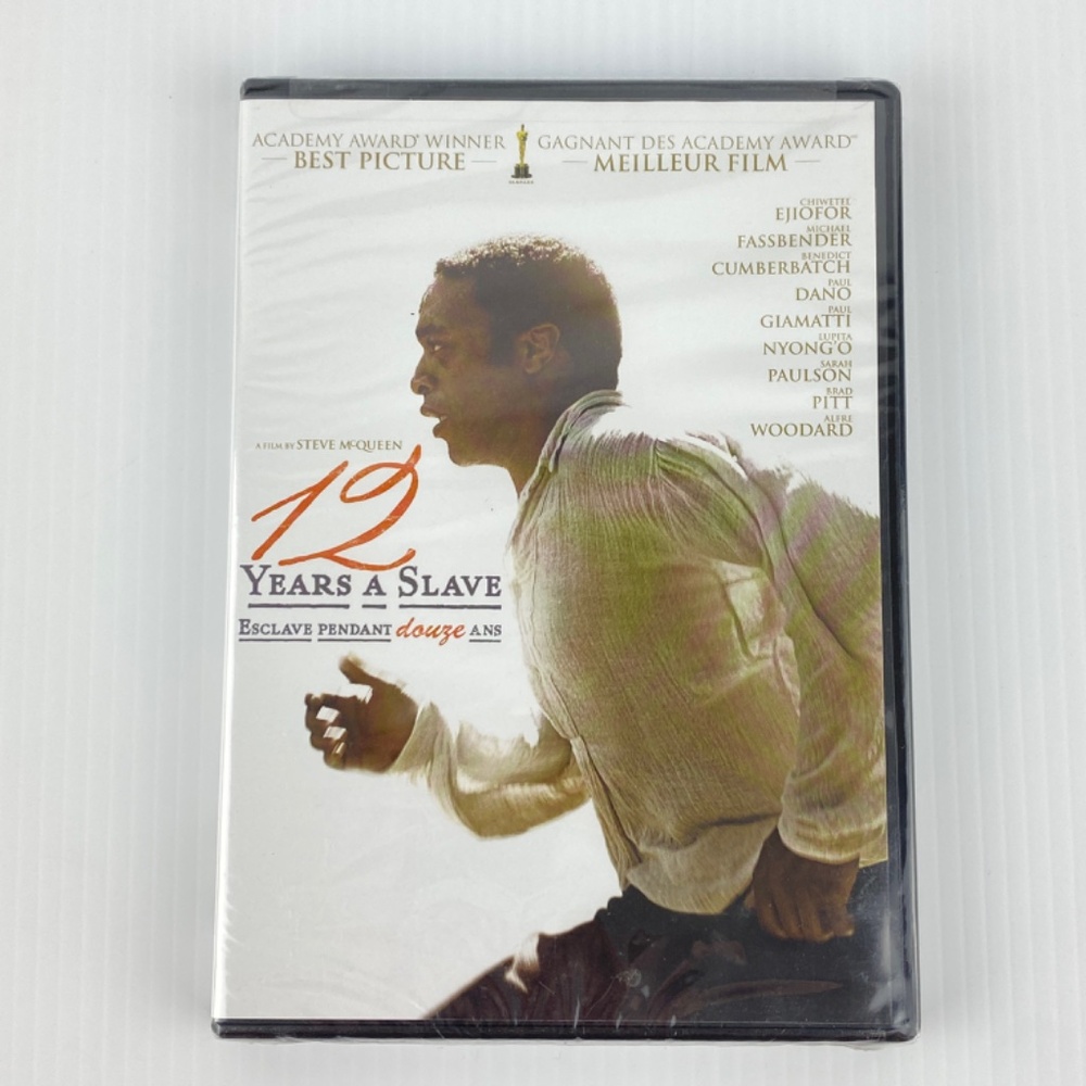 12 Years a Slave DVD Movie 2013 NEW Sealed Chiwetel Ejiofor Michael Fassbender
